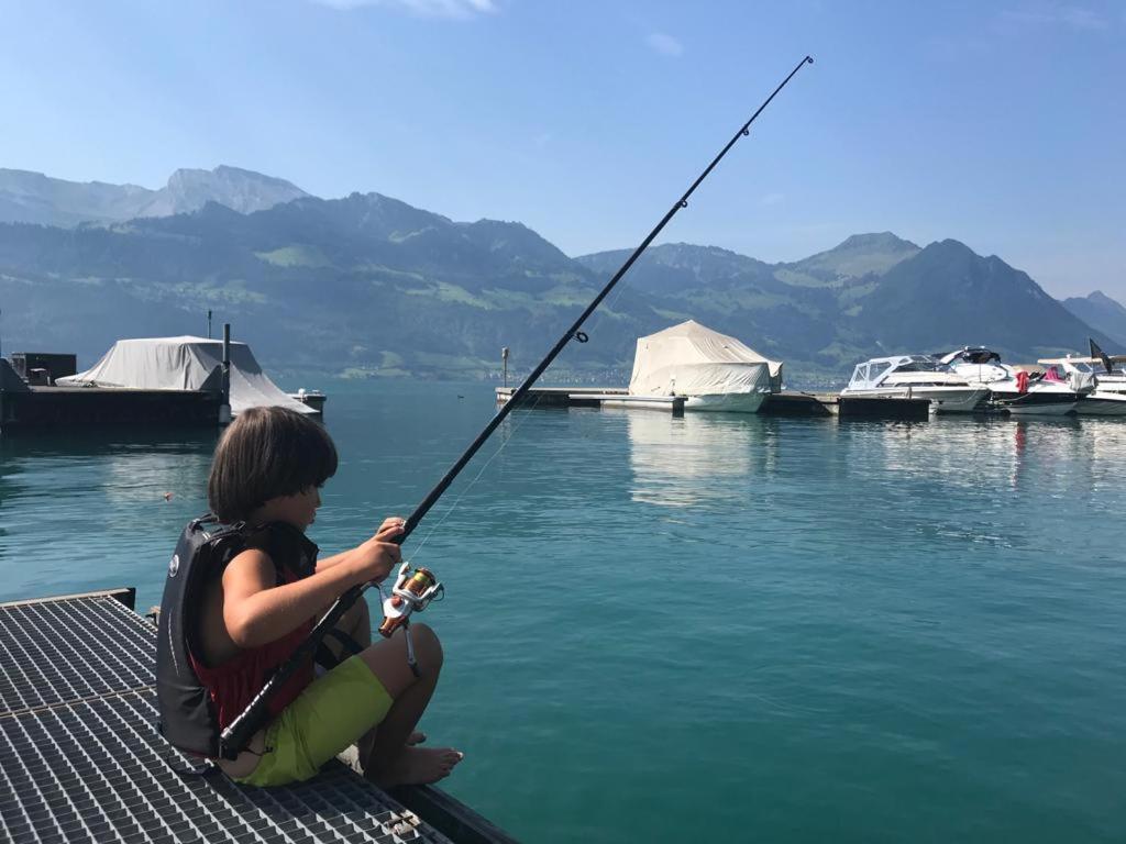 Ferienwohnungen Mit 4 Betten In Gersau Direkt Am Vierwaldstaettersee Ngoại thất bức ảnh